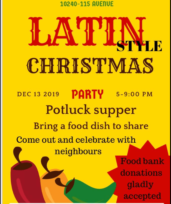 Spruce Avenue Holiday Potluck